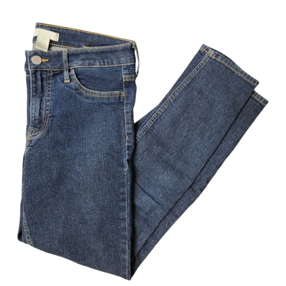 H&M Size 6 Jeans Dark Blue Skinny Stretch Denim